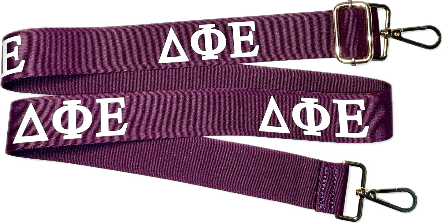 Delta Phi Epsilon Sorority Strap--Fundraiser