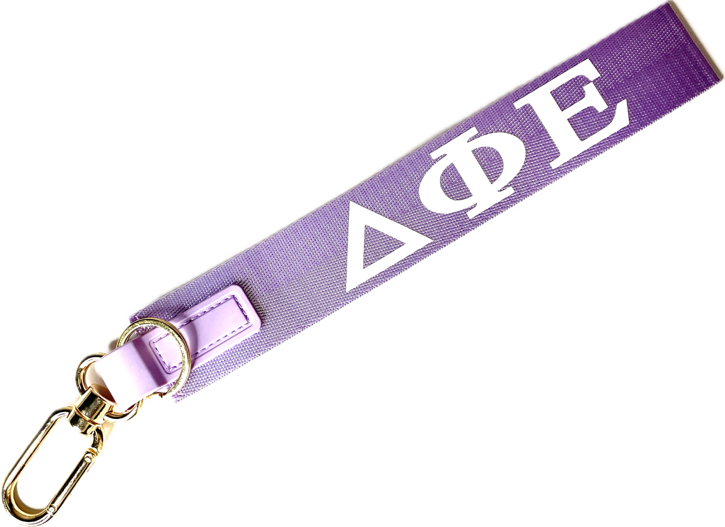 Delta Phi Epsilon Sorority Keychain Wristlet--Fundraiser
